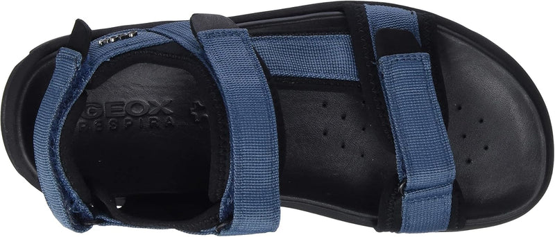 Geox Herren U Xand 2s Sandal 44 EU Jeans, 44 EU Jeans