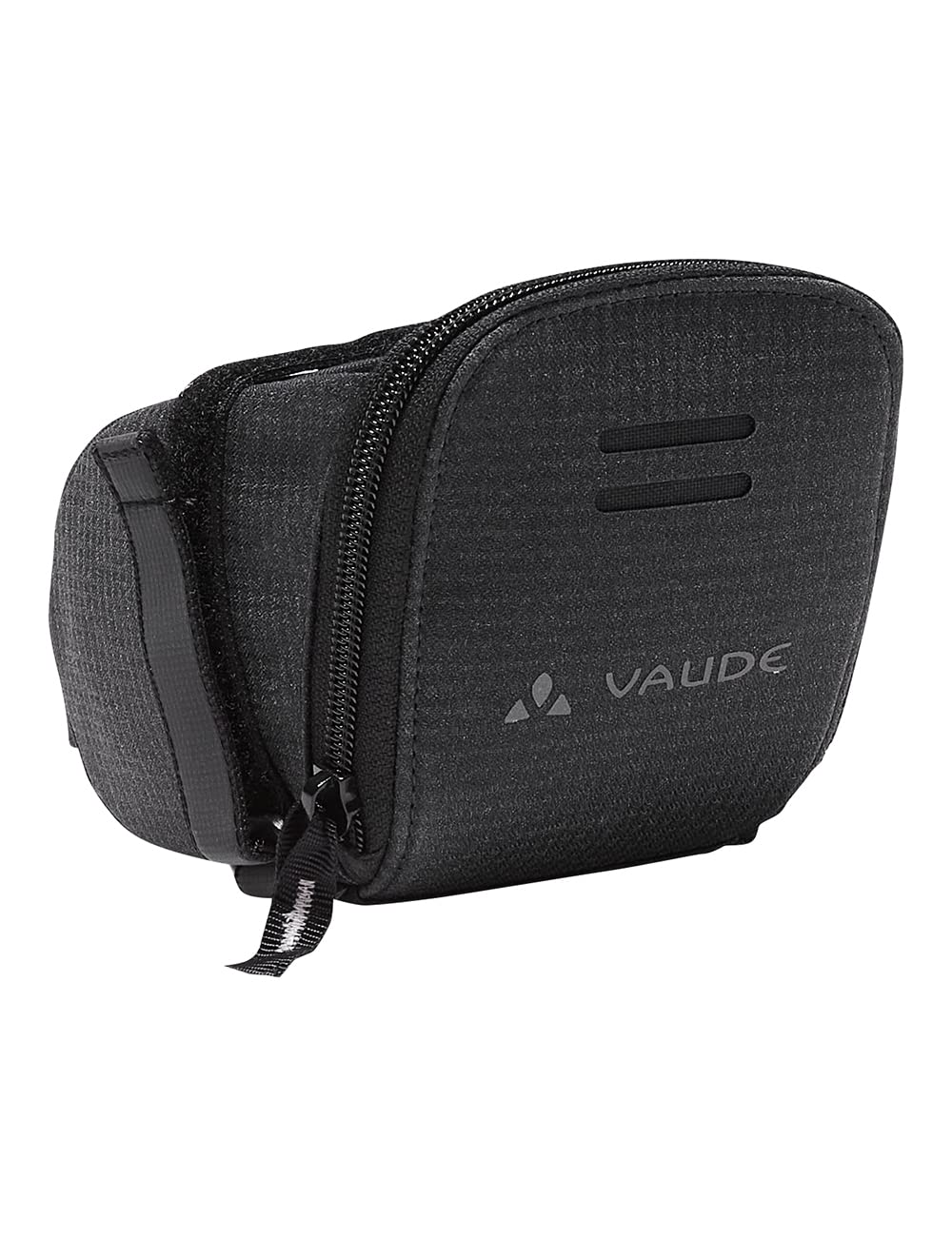 VAUDE Race Light XL Luminum - Satteltasche Fahrrad - mit Klettbefestigung - reflektierend Schwarz, S