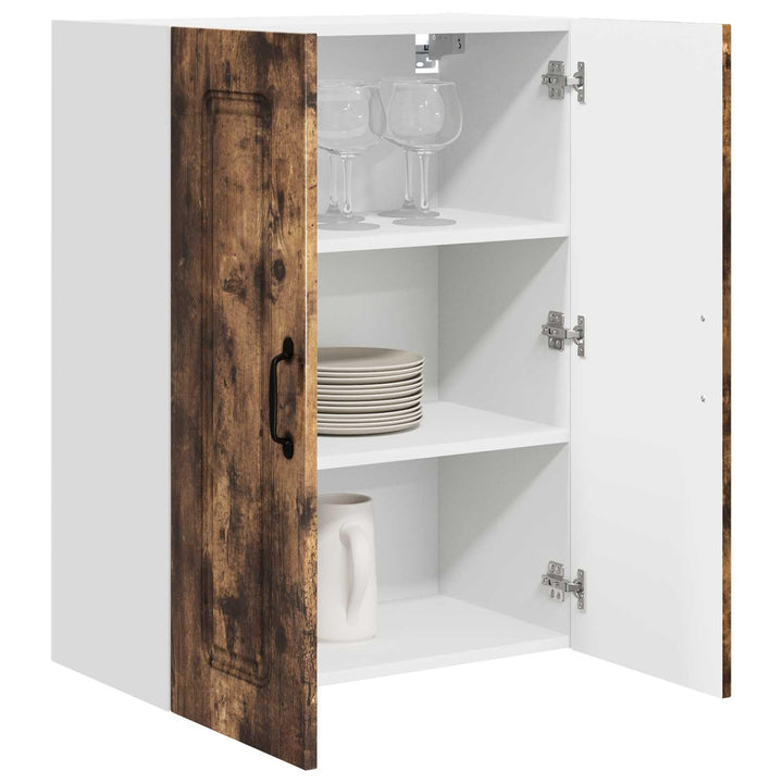 vidaXL Geschirrspülerfront Kalmar Geräucherte Eiche 60 x 31 x 80 cm, Eleganter moderner Küchenregal,