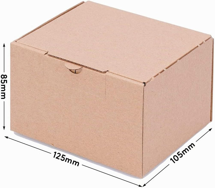 verpacking Faltschachteln 120 x 100 x 80 mm Braun (Aussenmass 125 x 105 x 85 mm) WP 10 Versandkarton