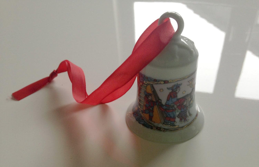 Porzellanglocke Weihnachtsglocke 1995 - Hutschenreuther - in OVP