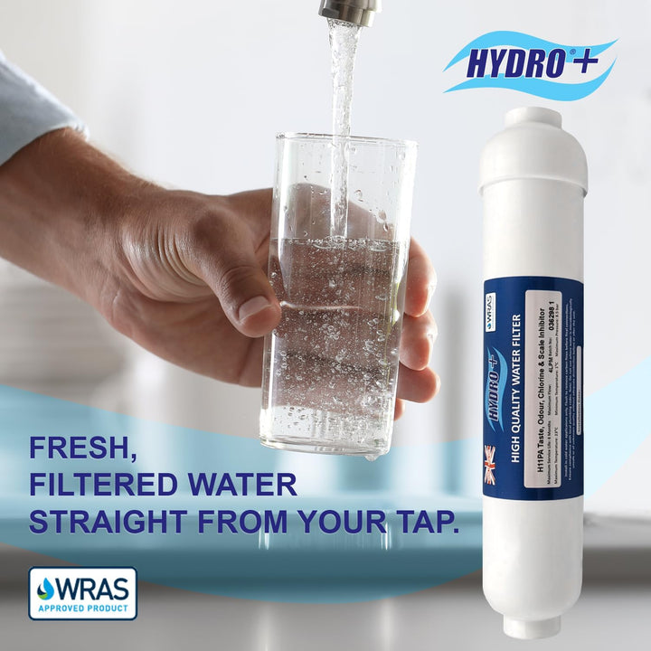 Hydro+ H11PA GAC Filter mit Skaleninhibitor mit 6,35 mm Steckverbindungen (2)