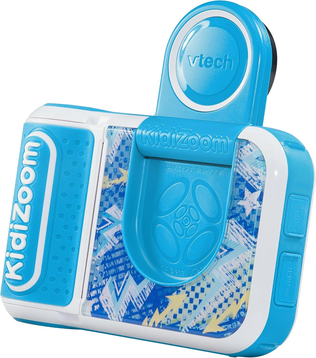 Vtech KidiZoom Print Cam Scrapbook Bundle blau - Kreative Kamera, die Bilder direkt ausdrucken kann