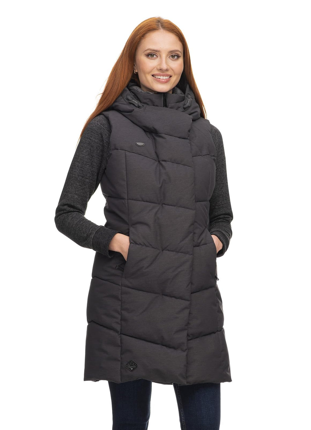 Ragwear PAVLA VEST L Dark Grey 2321_3012, L Dark Grey 2321_3012