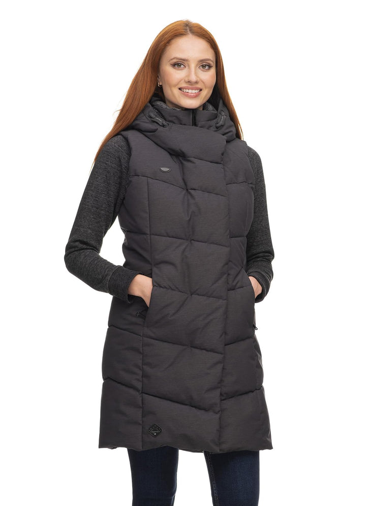 Ragwear PAVLA VEST L Dark Grey 2321_3012, L Dark Grey 2321_3012