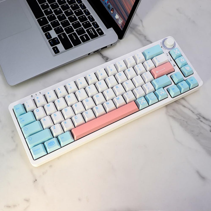 MOLGRIA Noel GMK Keycaps, PBT Cherry Profile Dye Sublimation Keycaps with UK, DE, IT, FR, ES Supplem