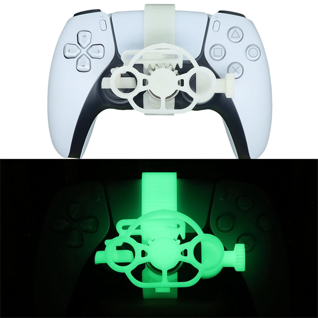 LICHIFIT Mini-Lenkrad für PS5-Rennspiel-Controller, Fahrsimulator, 3D-Druck-Lenkrad für PlayStation