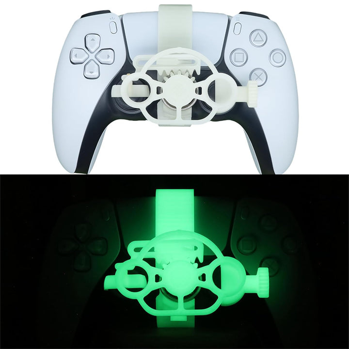 LICHIFIT Mini-Lenkrad für PS5-Rennspiel-Controller, Fahrsimulator, 3D-Druck-Lenkrad für PlayStation