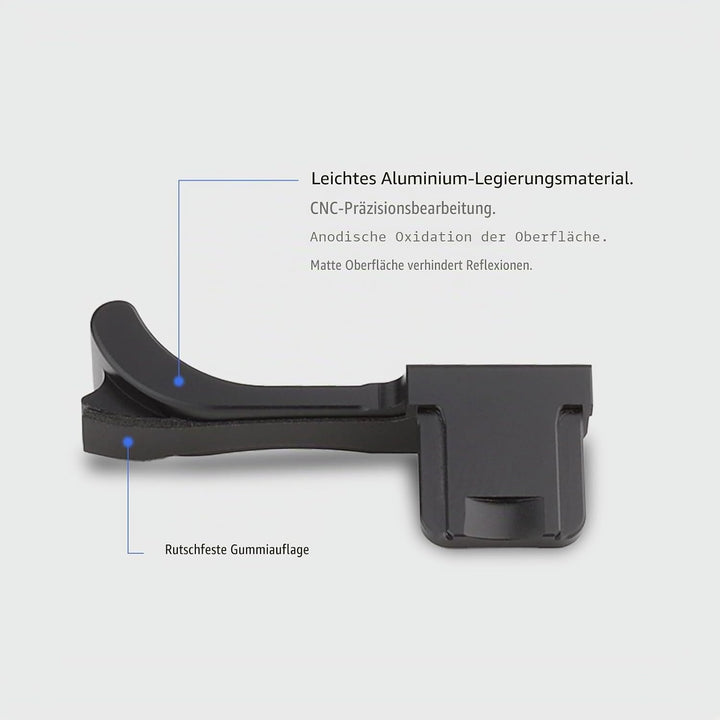 Haoge THB-M24B Metall Blitzschuh Daumenauflage Handgriff für Leica M Typ240 M240, M-P Typ 240 M240P,