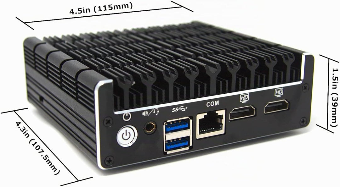 Protectli Vault FW2B - 2 Port, Firewall Micro Appliance/Mini PC - Intel Dual Core, AES-NI, Barebone