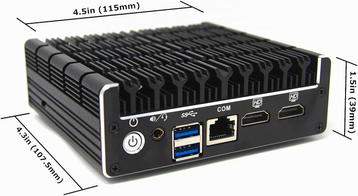 Protectli Vault FW2B - 2 Port, Firewall Micro Appliance/Mini PC - Intel Dual Core, AES-NI, Barebone