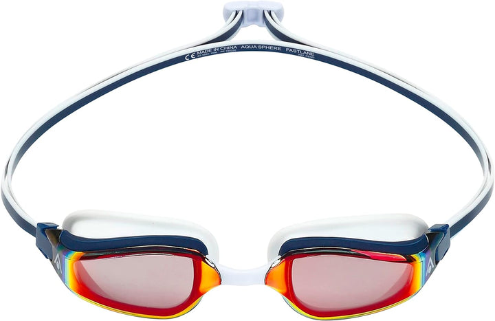 AQUASPHERE Fastlane | Schwimmbrillen, Schwimmbrillen für Männer und Frauen mit UV-Schutz und Silikon