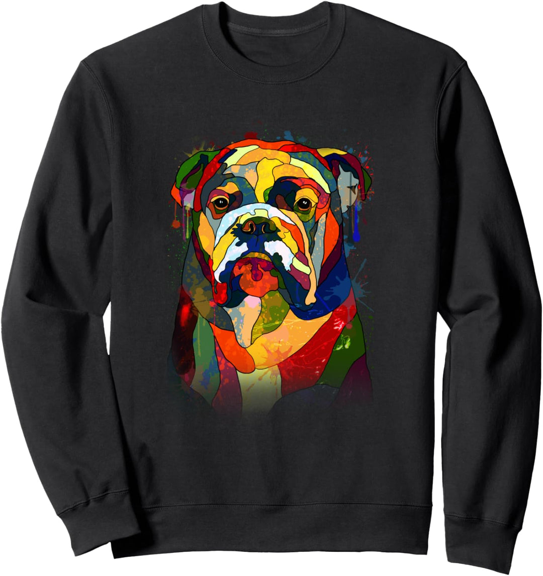 Bulldogge für eine Bulldogge Mama Sweatshirt