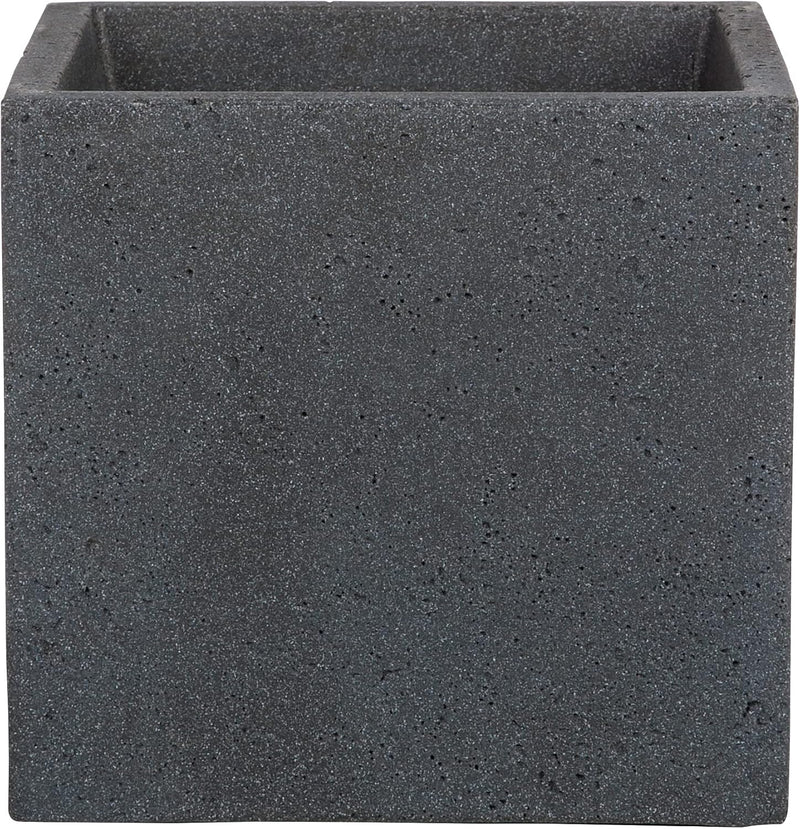 Scheurich C-Cube Pflanzgefäss Stony Black 40 cm, Höhe 33
