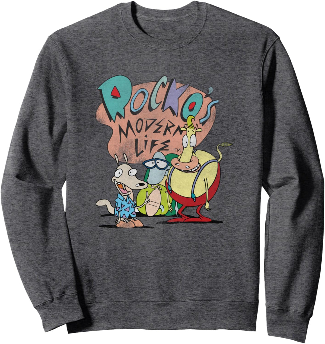Rocko's Modern Life Group Title Vintage Sweatshirt
