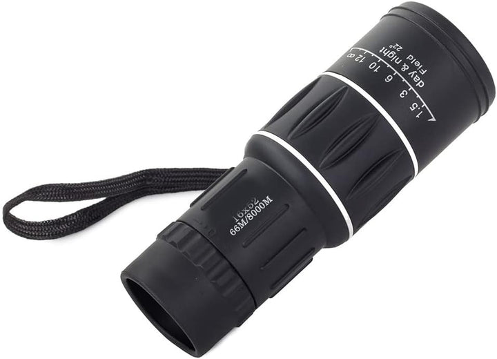 PARENCE - Fernglas Monokular 16 X 52 mit Nachtfunktion - Tragetasche & Reinigungswerkzeug - Gepanzer
