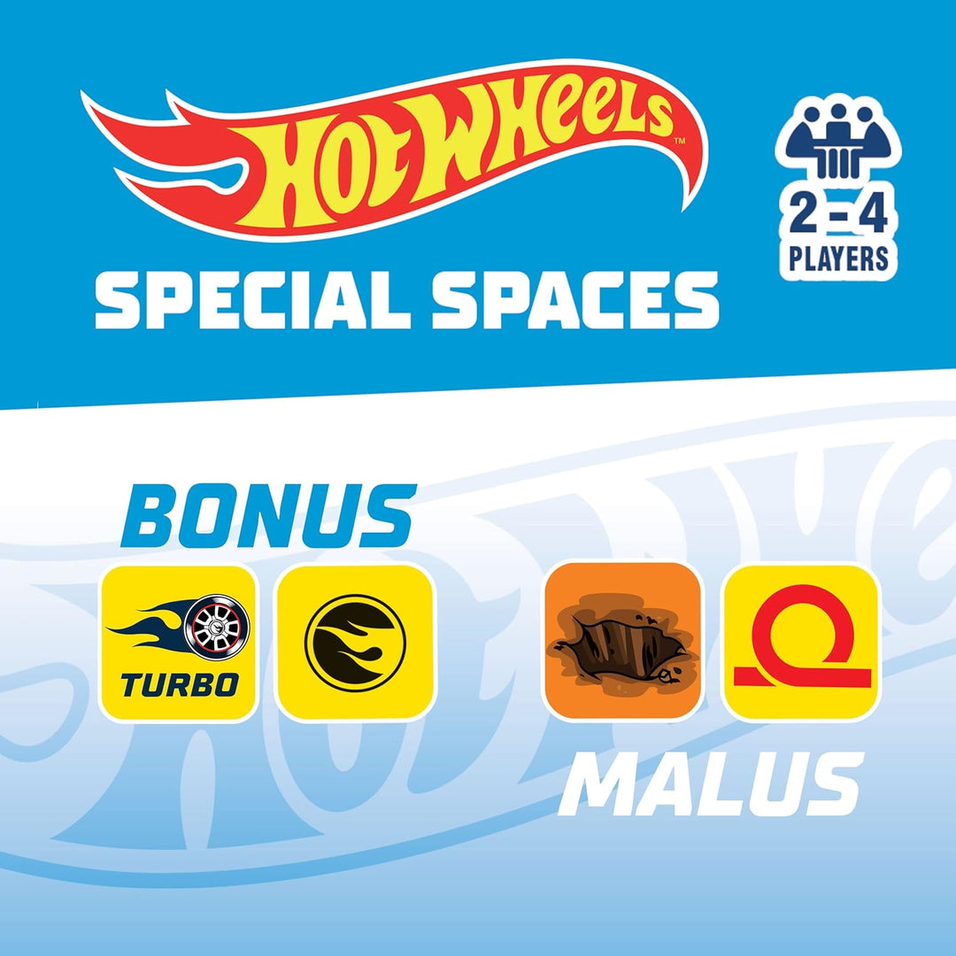 Lisciani - HOT WHEELS Speed Race Spiel - Das klassische Rennspiel für Kinder ab 5 Jahren - Gesellsch