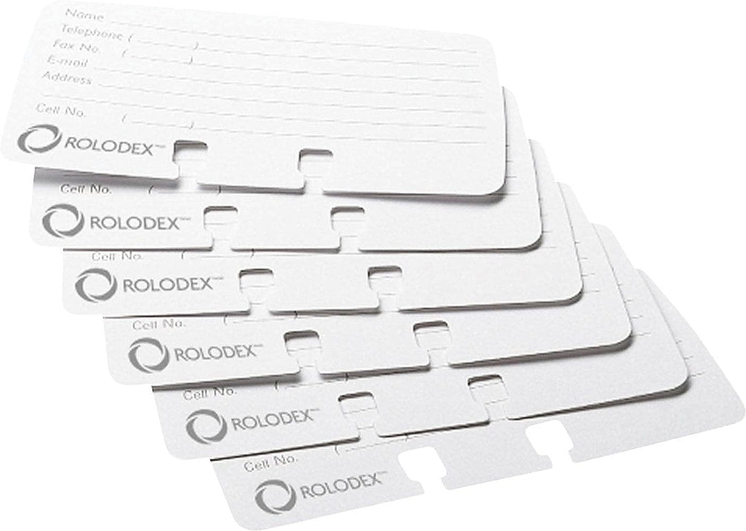Rolodex 67553 Petite Nachfüllkarten, 6,4 x 10,2 cm, 100 Karten/Packung