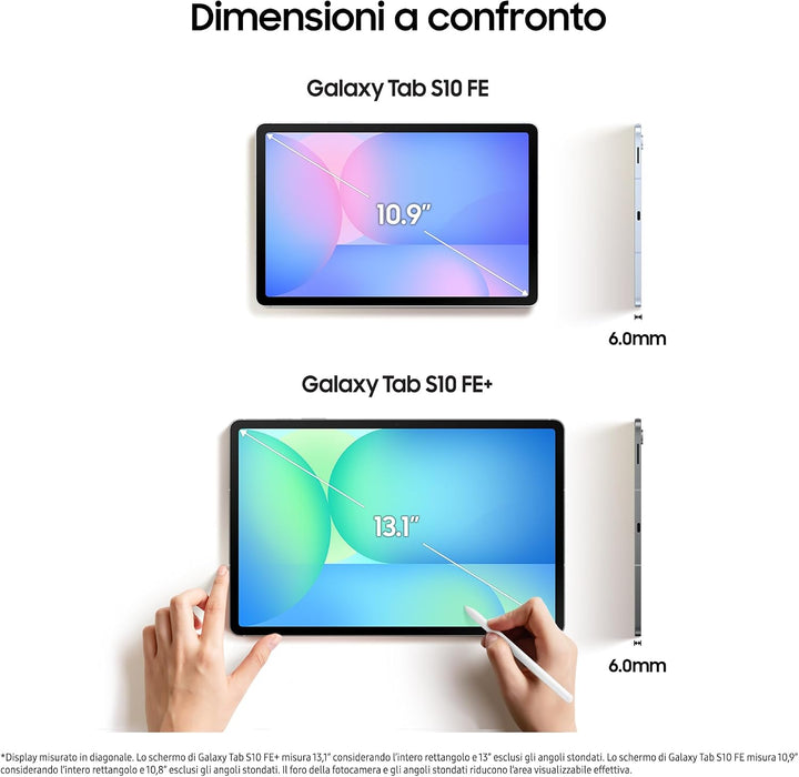 Samsung Galaxy Tab S10 FE, 10,9 ", 5G, 8/128 GB, Grau