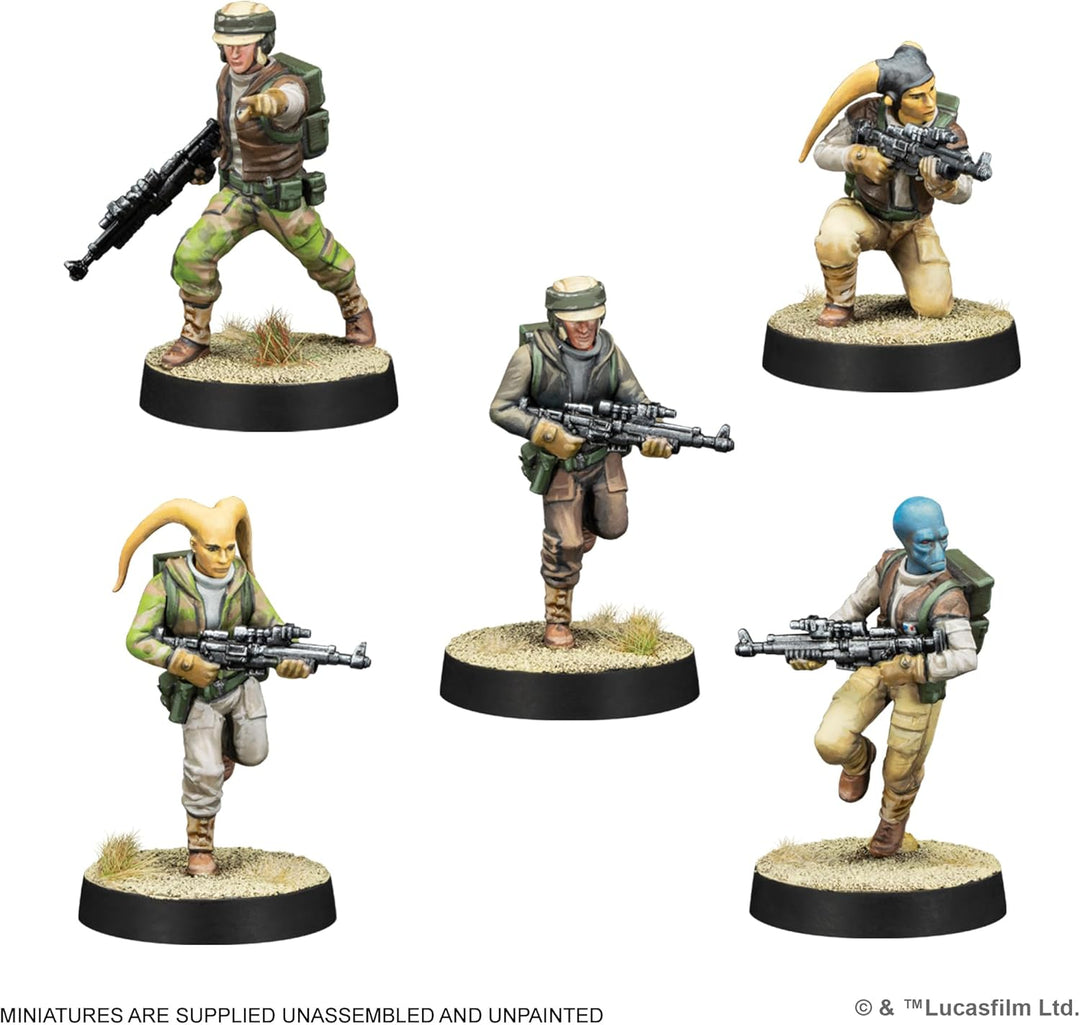 Atomic Mass Games, Star Wars: Legion - Rebel Troopers (Rebellentruppen), Erweiterung, Tabletop, 2 Sp