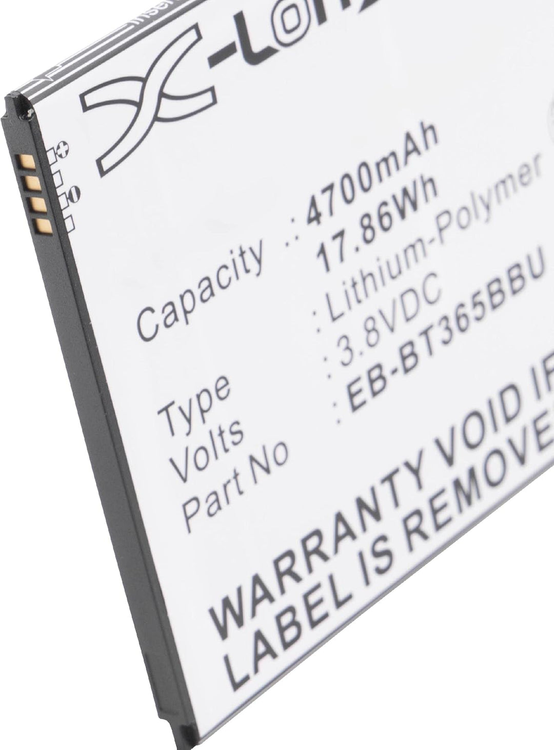 vhbw 1x Akku Ersatz für Samsung EB-BT365BBU, EB-BT365BBC, EB-BT365BBE, EB-BT365BBUBUS, GH43-04317A f