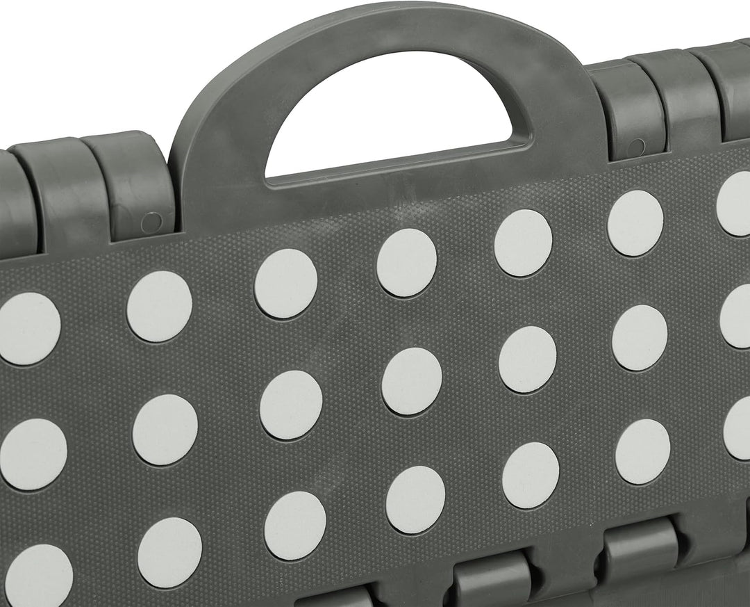 Relaxdays Klapphocker faltbar, 4er Set, Camping Hocker, Kinder Badhocker, bis 150 kg, Kunststoff, HB