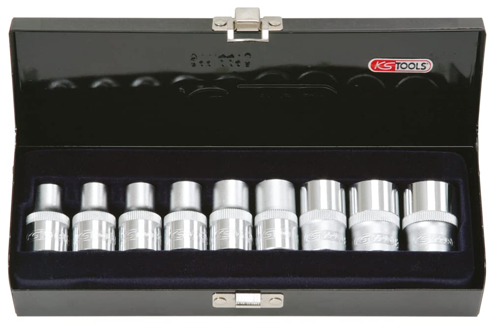 KS Tools 38 mm – 922.1369 9 Torx-Einsätze 1/2 – E10 – E24