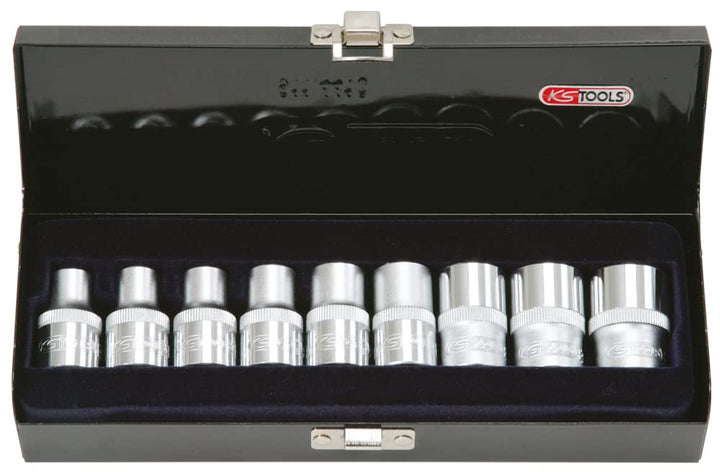 KS Tools 38 mm – 922.1369 9 Torx-Einsätze 1/2 – E10 – E24