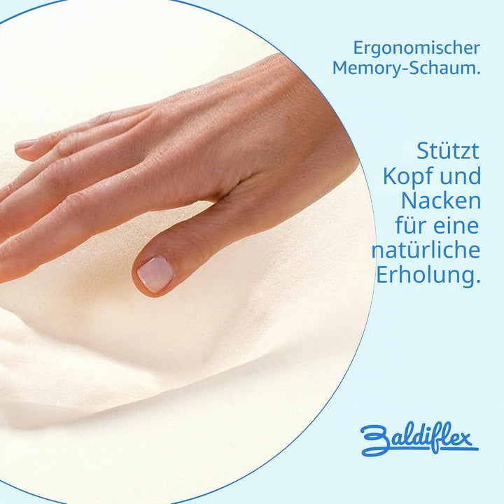 Baldiflex Emporio Kissen, Memory-Schaum, Aloe Vera, Höhe 11 cm, 2 Stück