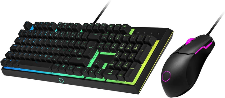Cooler Master MS110 RGB-Tastatur &amp; Gaming-Maus Kombination – Lineare mem-chanische Schalter, 26 Anti