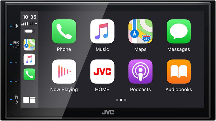 JVC KW-M565DBT - ohne Laufwerk, Apple CarPlay, Android Auto, 17,3 cm kapazitiver Touchscreen, DAB+/U