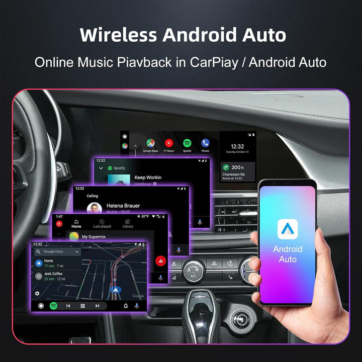 EZoneTronics Wireless CarPlay & Android Auto Retrofit Kit Decoder für Alfa Romeo Giulia Stelvio 2017