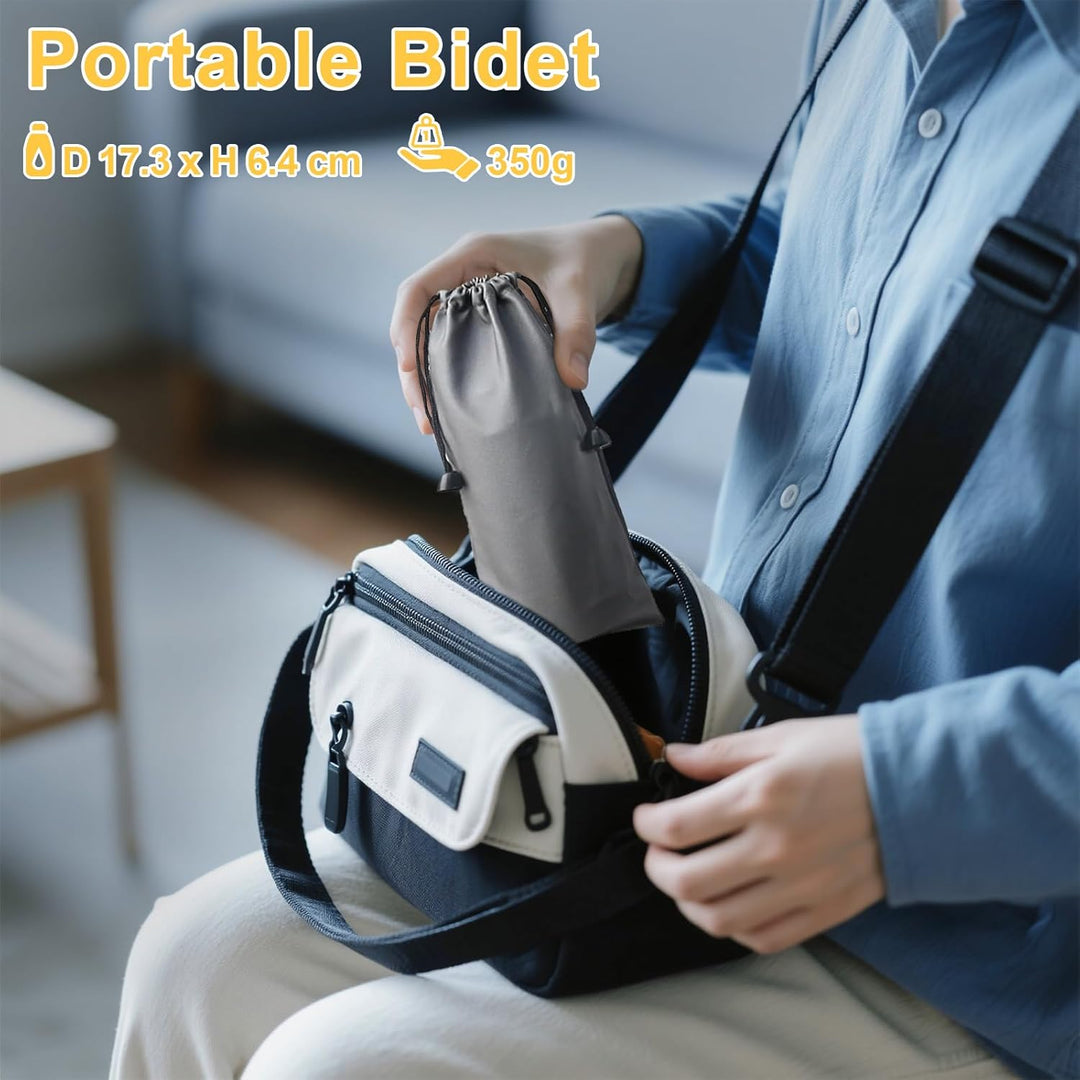 SoulBay Portable Bidet Elektrisch, 400ML Po Dusche Toilette Wochenbett Elektrische Travel Reise Bide