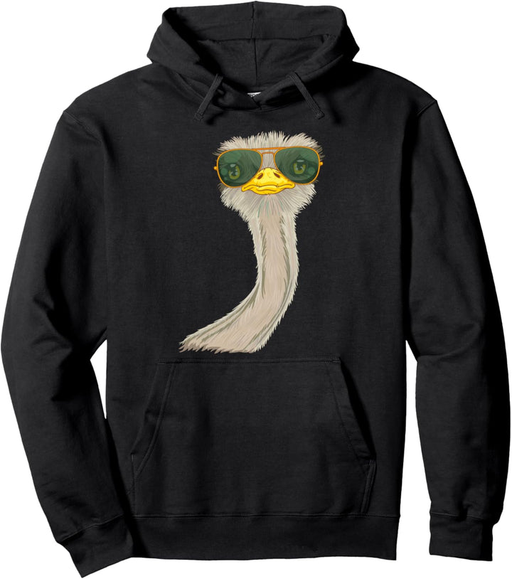 Lustiger Straussenvogel, Afrika Pullover Hoodie