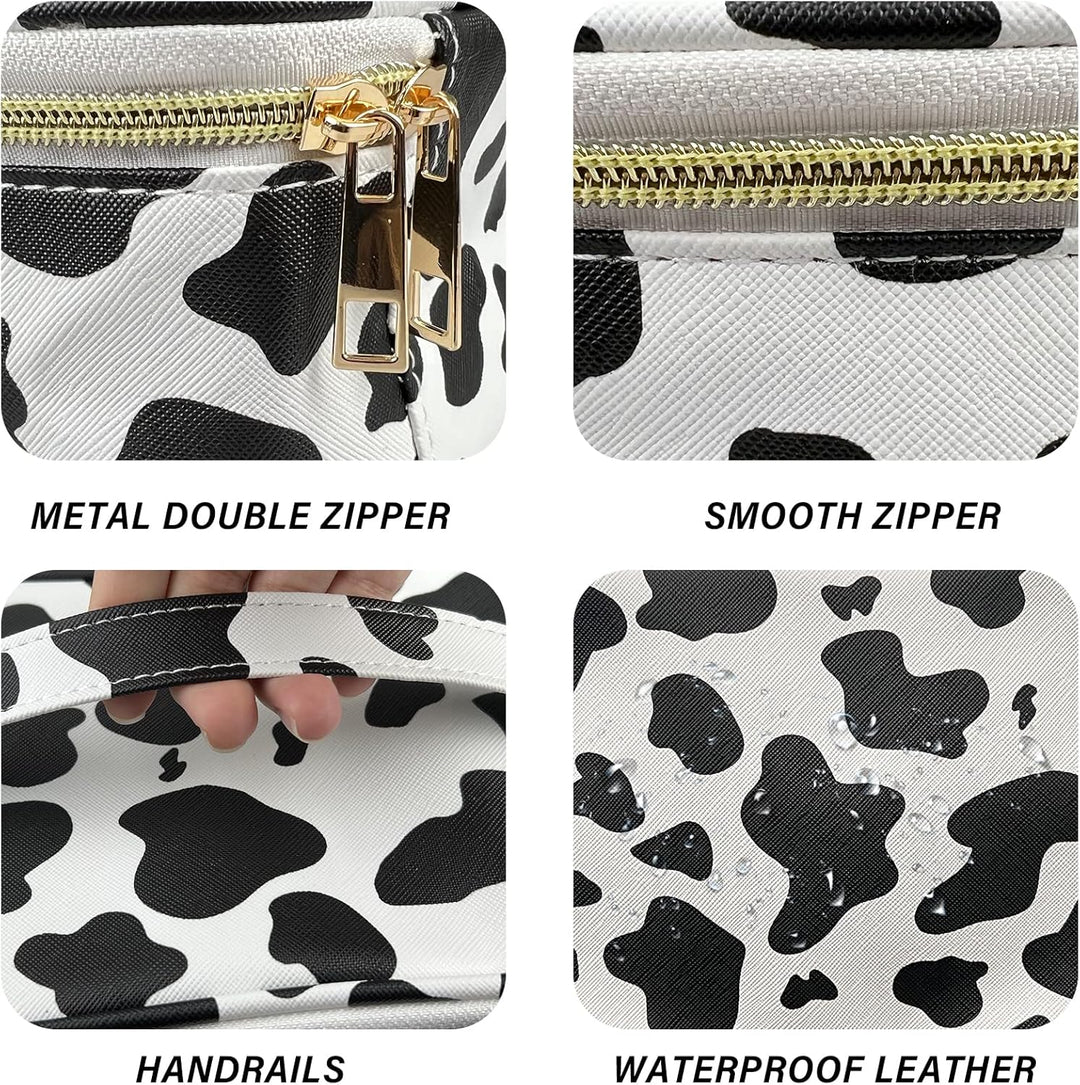 3 Stück Set Kosmetiktasche, grosse Kapazität Reise Make Up Tasche Set Damen, mit tragbarem Griffdesi