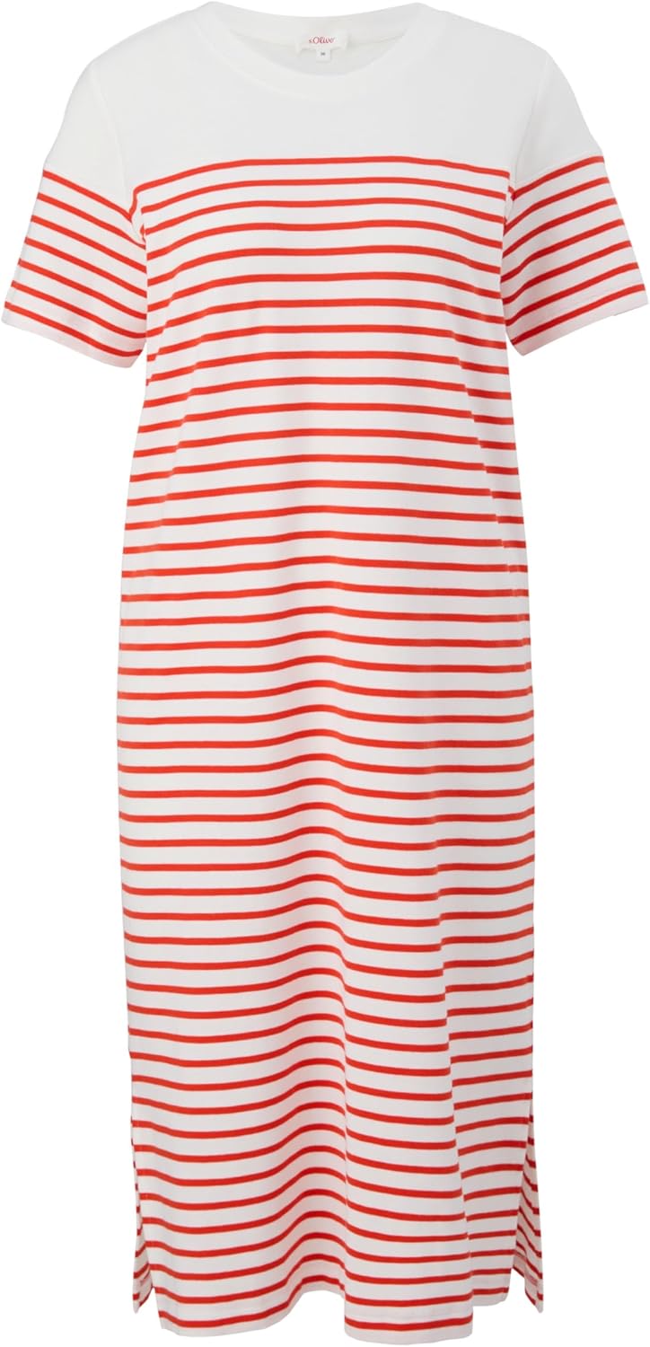s.Oliver Damen Kleid kurz 40 Orange 25g2, 40 Orange 25g2