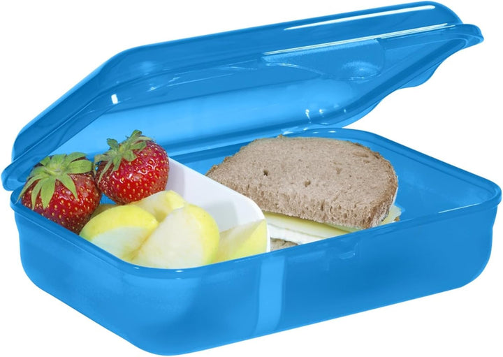 Step by Step Lunchbox „Dolphin Finja“ blau, mit Trennwand und Klickverschluss, spülmaschinenfest, BP