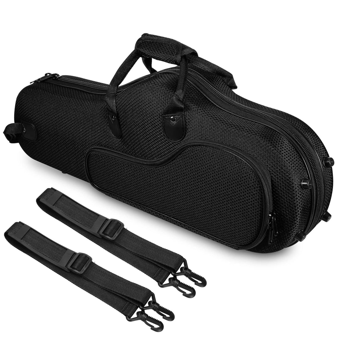 Vaguelly Alt Saxophon Koffer, Oxford Wasserdicht Altsaxophon Leichtkoffer Gigbag Rucksack mit Polste