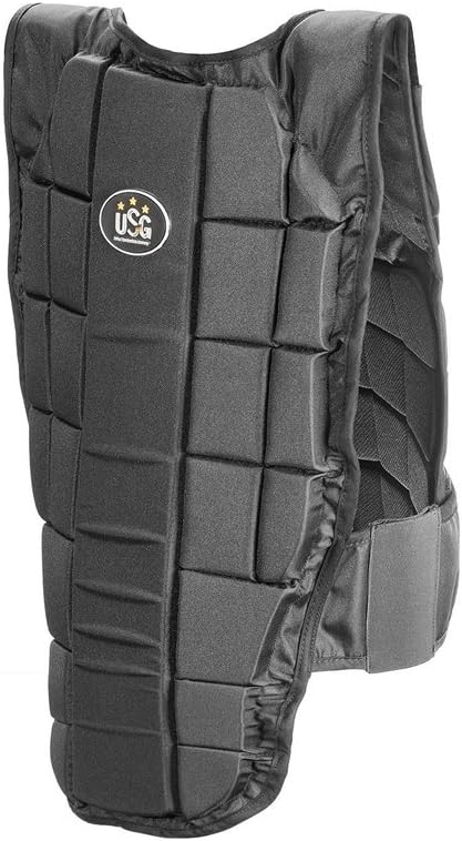 USG Rückenschutz Precto Flexi 2.0", Rückenprotektor, Erwachsene, Kinder, mit Klettverschluss, schwar