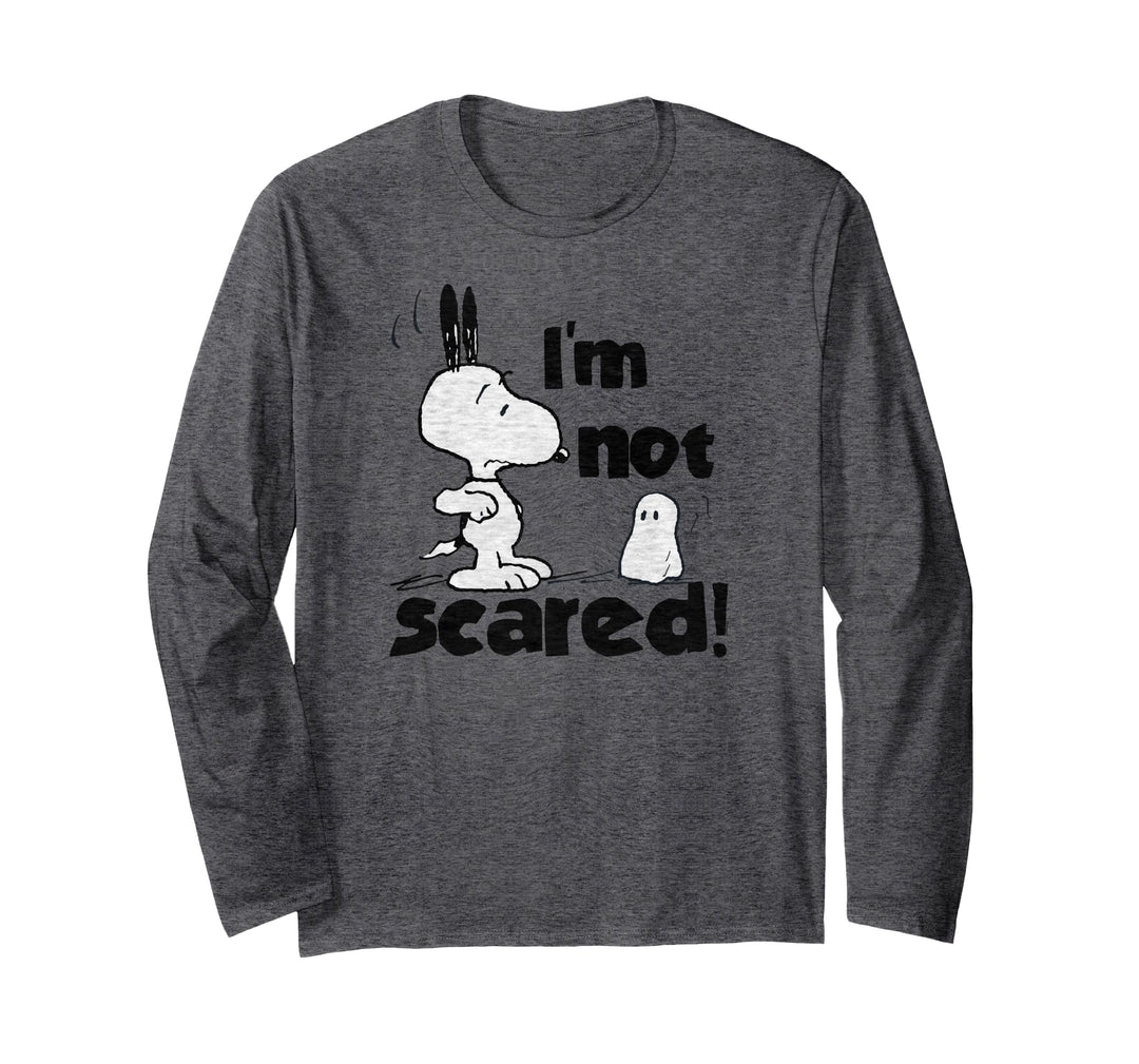 Peanuts Halloween Snoopy Ich habe keine Angst Langarmshirt