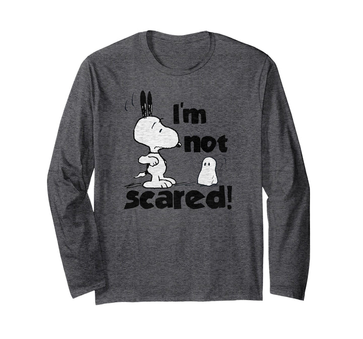 Peanuts Halloween Snoopy Ich habe keine Angst Langarmshirt