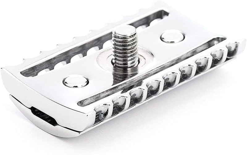 MÜHLE TRADITIONAL R41 Doppelschneidiger Sicherheitsrasierer (offener Kamm) für Herren – perfekt für