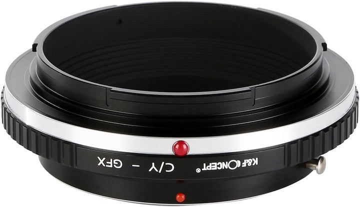 K&F Concept® C/Y - GFX Objektivadapter, Objektiv Adapterring für Contax/Yashica Objektiv auf Fujifil