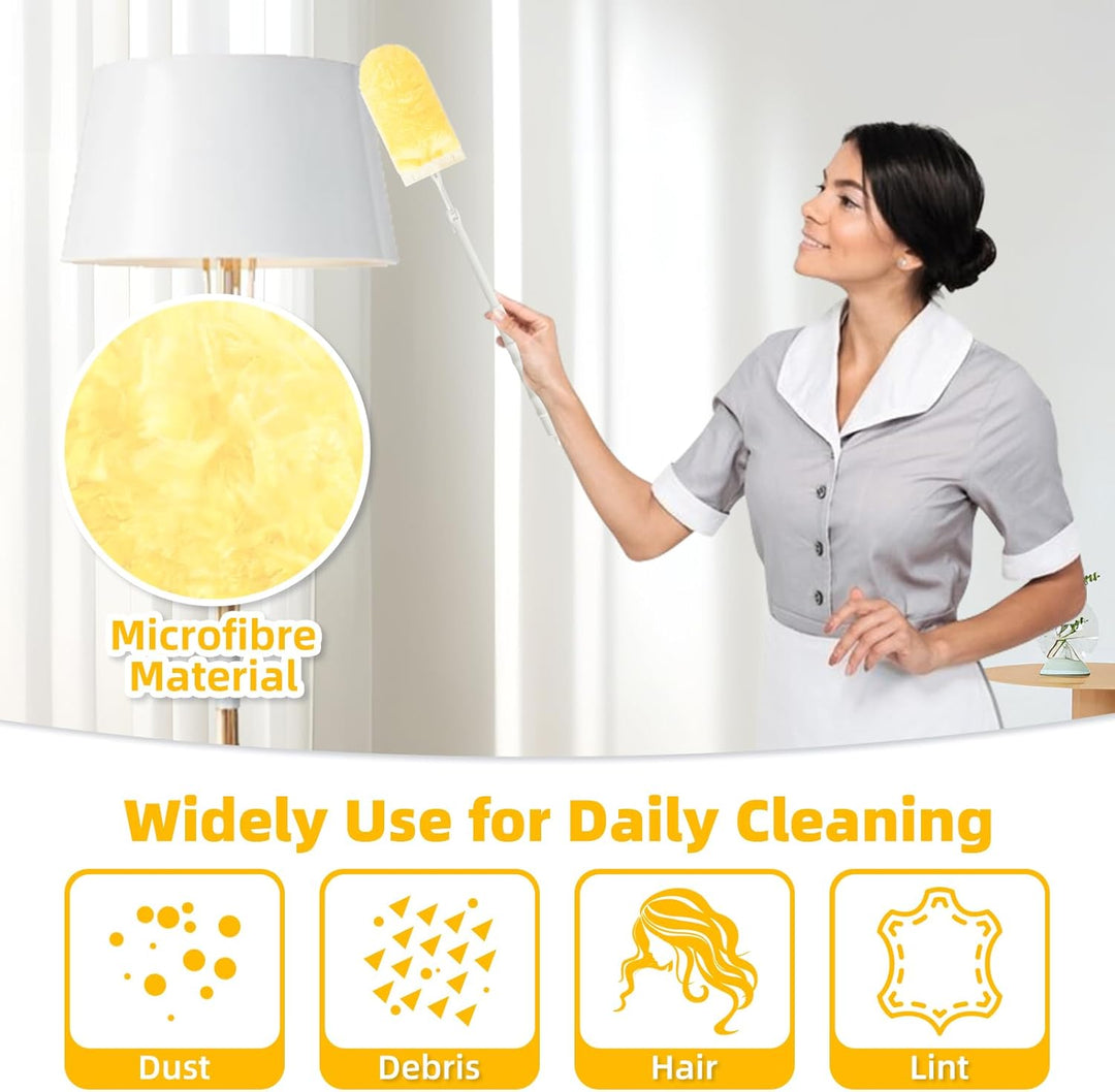 41 Stück Kompatibel mit Swiffer Staubmagnet Nachfüllpack, 360° Staubwedel für Swiffer Duster Nachfül