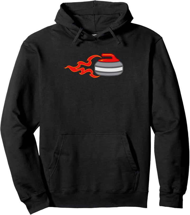 Curling Wischen Stein Trendy Wintersport Geschenk Pullover Hoodie