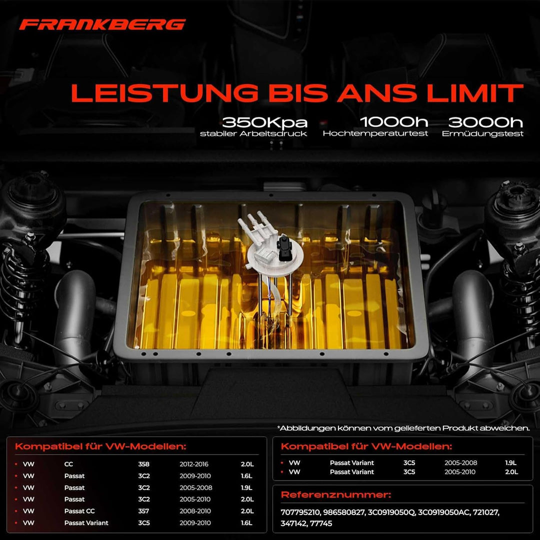 Kraftstoffpumpe Dieselpumpe für CC 358 P-a-s-s-a-t 3C2 P-a-s-s-a-t CC 357 P-a-s-s-a-t Variant 3C5 1.