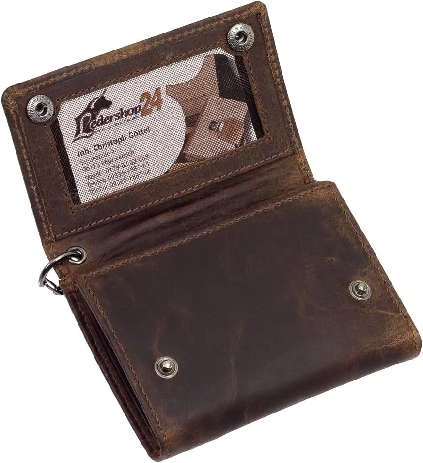 Greenland Westcoast Leder Geldbörse Portemonnaie Geldbeutel mit RFID Schutz - Platz für bis zu 7 Kar