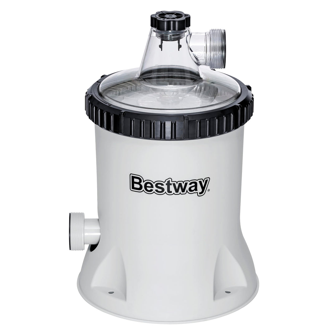 Bestway Filterpumpe, 5.678 l, mit Polysphere-Kugeln, für oberirdischen Pool – 27,2 cm x 27,2 cm x 42