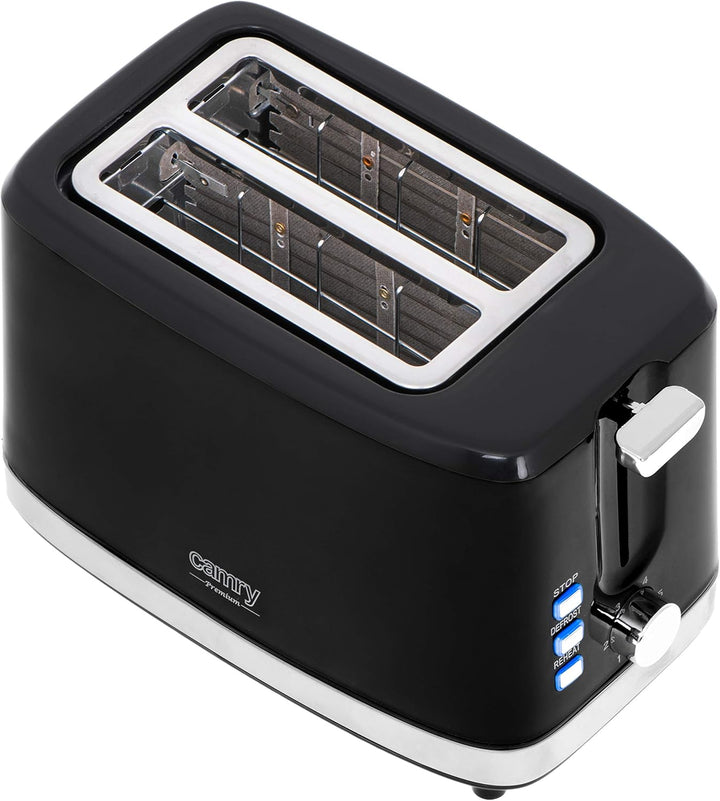 CAMRY CR 3218 2-Scheiben Toaster, Schwarz