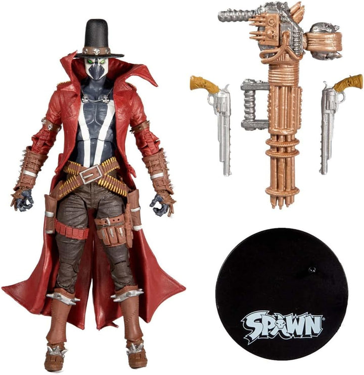 McFarlane Actionfigur Gunslinger (Gatling Gun) 18 cm, 90147, Mehrfarbig Gunslinger Gatling Gun, Guns